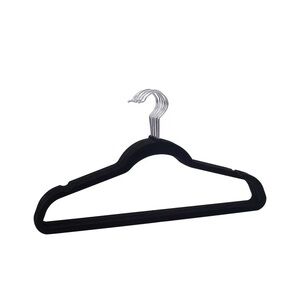Black velour antiderapant Velvet Hanger (25 pieces)